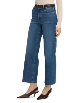 Le Slim High Rise Ankle Crop Palazzo Jeans in Elixir Raw After
