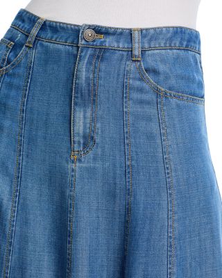 Mathilde Denim A Line Skirt