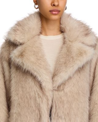 Kindra Faux Fur Big Collar Coat