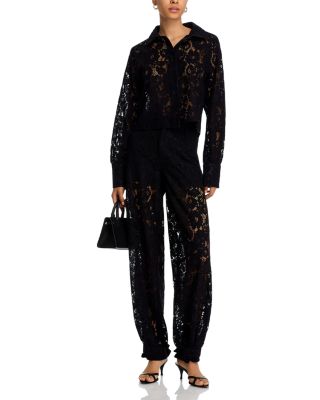 Tre Floral Lace Pants