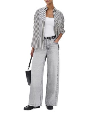 Miramar Sofie Wide Leg Jeans in Icey Gray