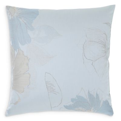 Flower Jacquard Decorative Pillow, 20&amp;quot; x 20&amp;quot; - Exclusive