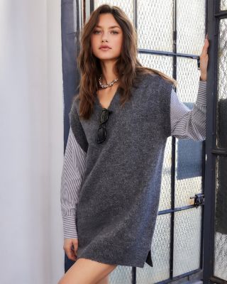 Sally Mixed Media Dress