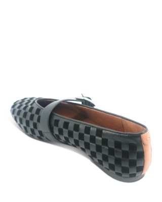 Women's Winifred Woven Suede Ballerina Flats