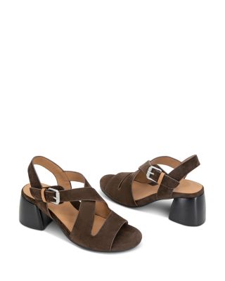 Women's Mela Brown Suede Sandals
