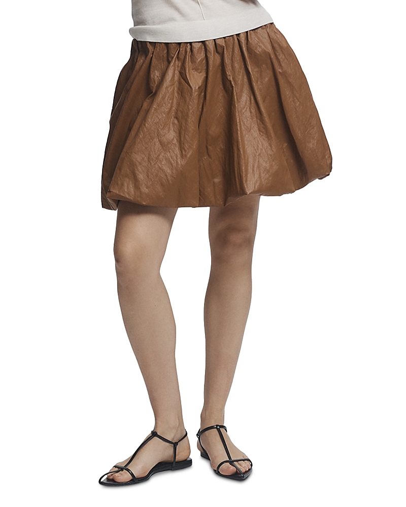 Saint Art Sean Bubble Skirt In Brown