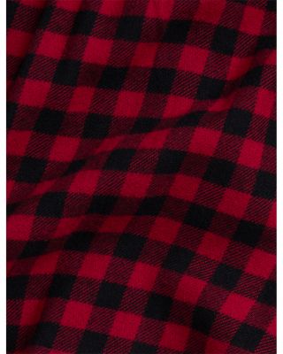 Girls' Plaid Twill Shirt & Jersey Legging Set - Baby