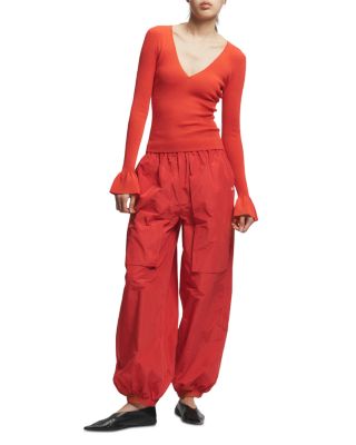 Watson Wool Ruffle Knit Sweater