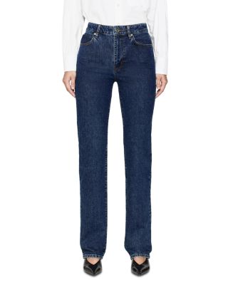 The Ruler High Rise Straight Jeans in Written