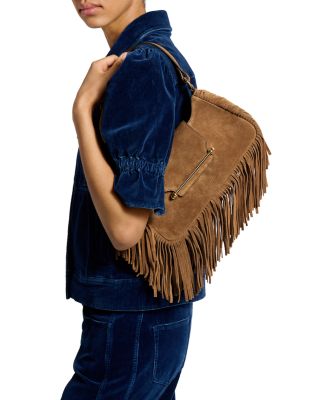 x Cinq &agrave; Sept Multrees Omni Suede Shoulder Bag