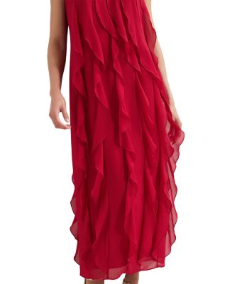 Helena Ruffle Maxi Dress