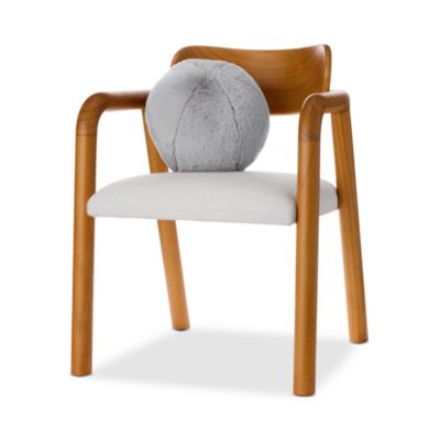 Big Rabbit Faux Fur Ball Pillow - Exclusive