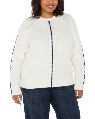 Long Sleeve Crewneck Raglan Sweater