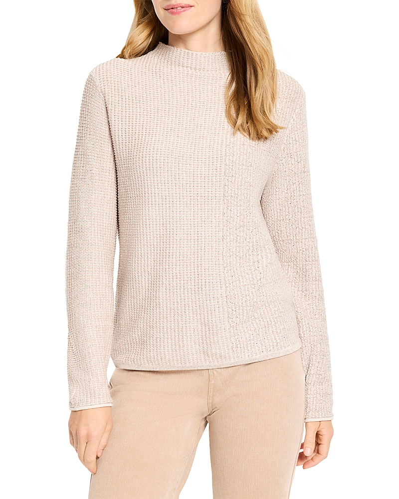 Nic + Zoe Nic+zoe Pixel Knit Sweater In Neutral
