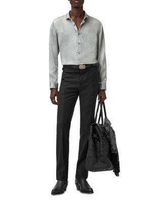 Orchard Button Front Silk Shirt