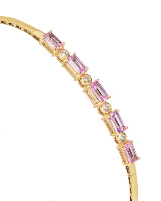 ink Sapphire & Diamond Bracelet in 14K Yellow Gold