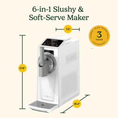 6 in 1 Slushy and Soft Serve Maker