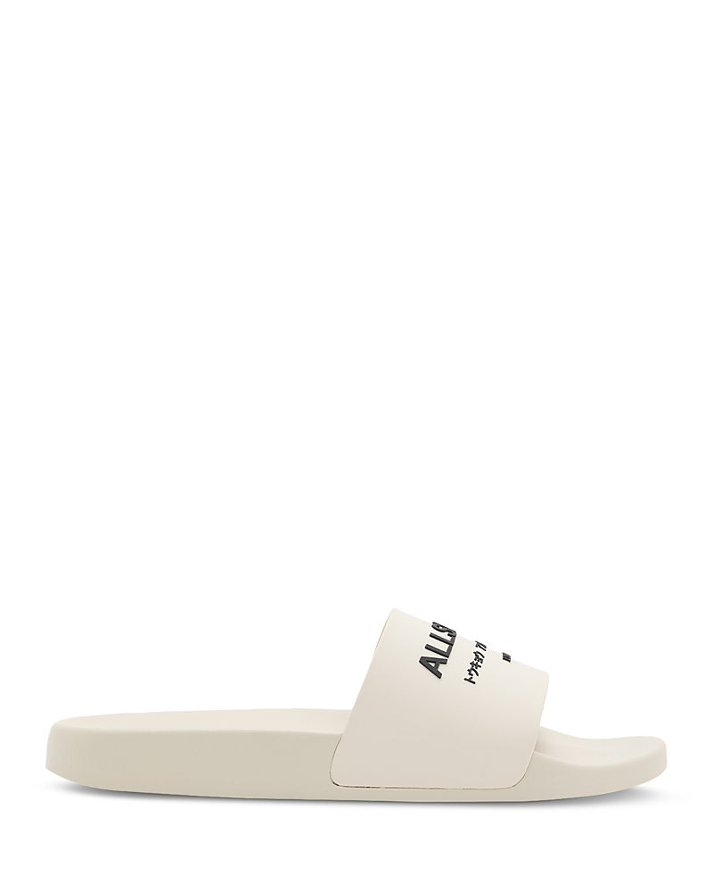 Allsaints Men's Underground Slider Sandal In White