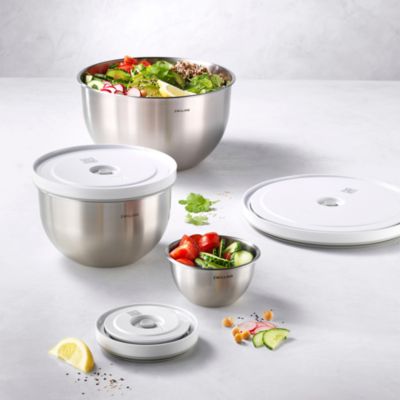 Fresh and Save 3 Piece Stainless Steel Vacuum Bowl Set