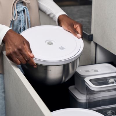 Fresh and Save Large Stainless Steel Vacuum Bowl