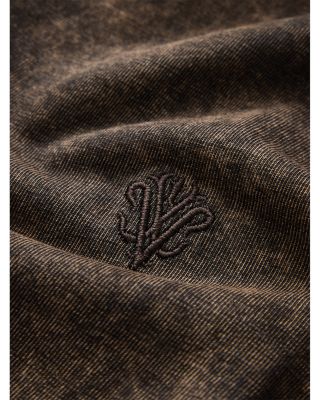 Carsten Open Collar Denim Polo Shirt