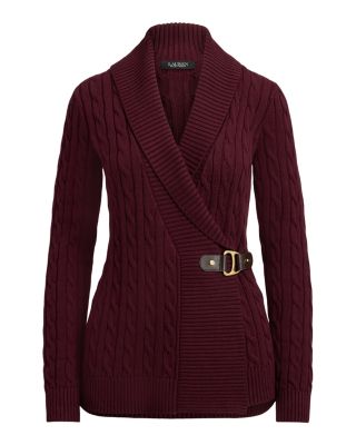 Buckled Cotton Sweater