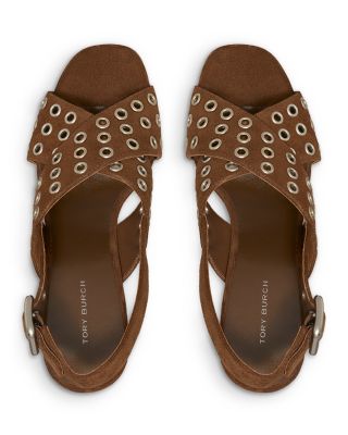 Women's Cross Band Suede Sandals