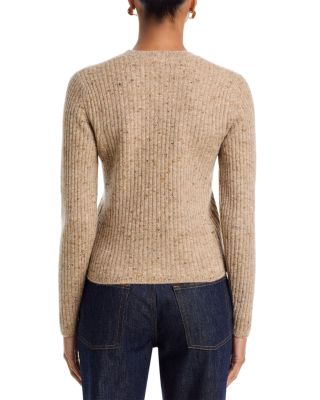 Wool-Blend Crewneck Knit Sweater  