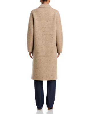 Wool-Blend Sweater Coat