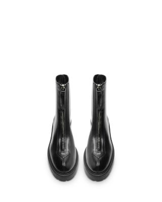 Women's Farrah Leather Platform Ankle Boots 