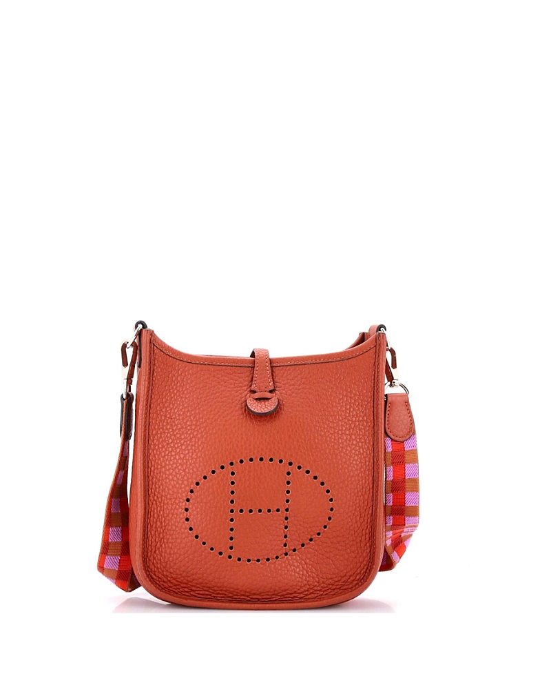 Pre-owned Pre-owned Hermes Hermes Tpm Evelyne Bag Gen Iii Clemence In Brown