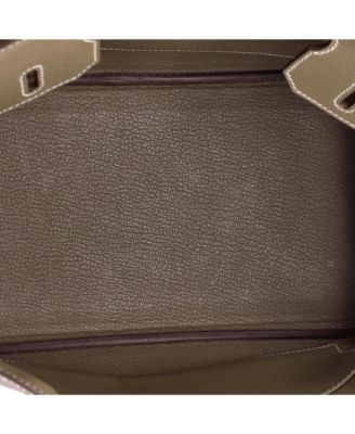  Birkin 30 Handbag Grey Epsom with Gold Hardware