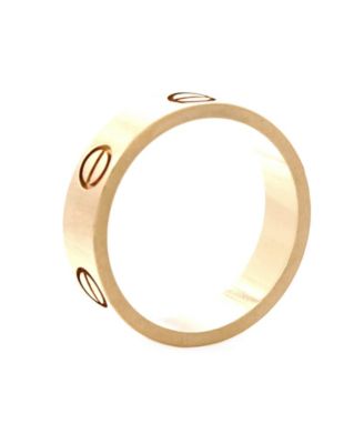 Love Band Ring 18K Rose Gold