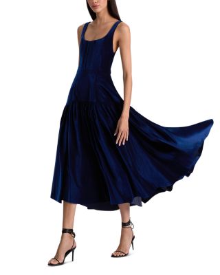 Diana Velvet Midi Dress