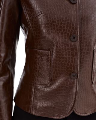 Faux Leather Jacket 