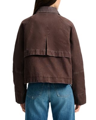 Arlo Coated Collar Barn Jacket