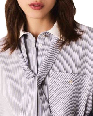 Striped Bow Shirt