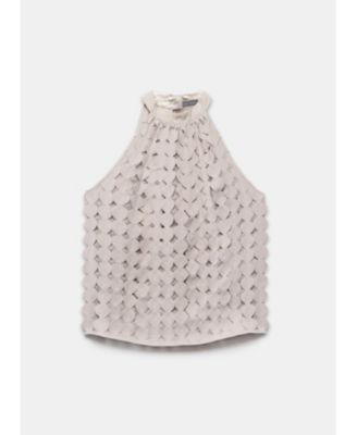  Women's Disc Halter Top