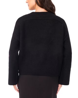 Raglan Wide Sleeve Crewneck Sweater