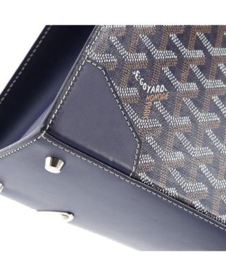 PM Saigon Top Handle Bag Coated Canvas with Leather