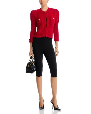 Delli 3/4 Sleeve Crop Cardigan