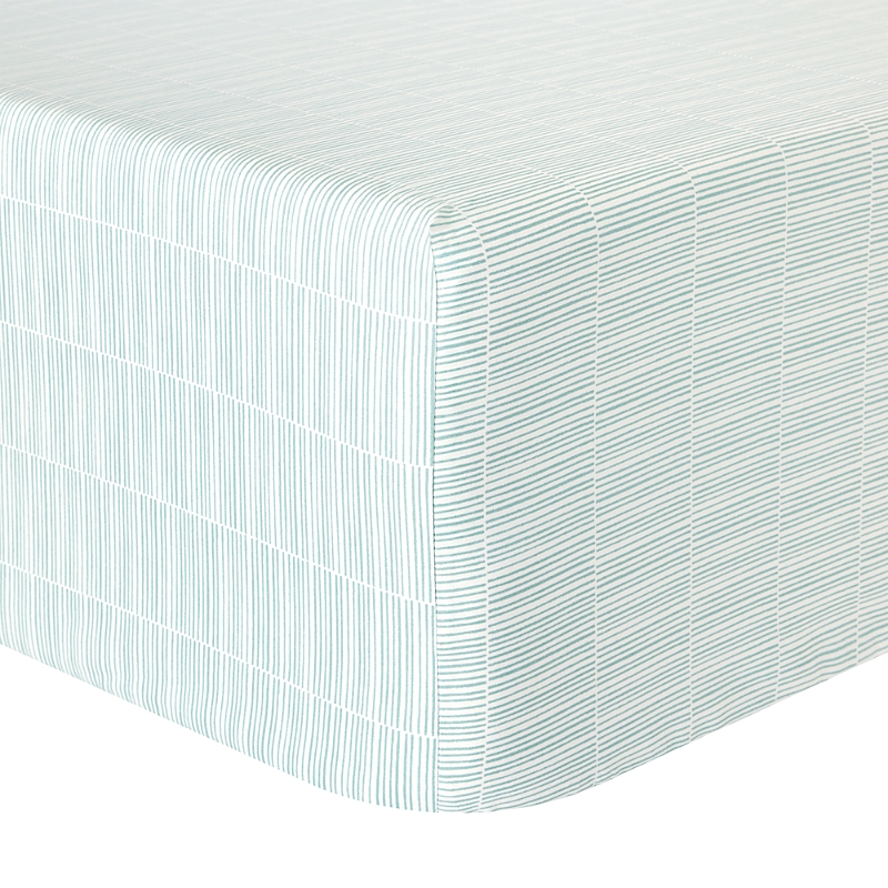 Anne De Solene Fugace Fitted Sheet, King In Green