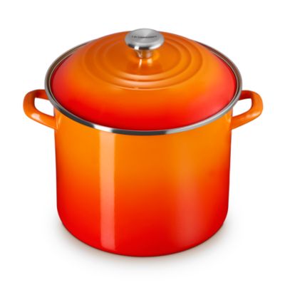 Enamel on Steel Classic Round Stockpot, 12 Qt.