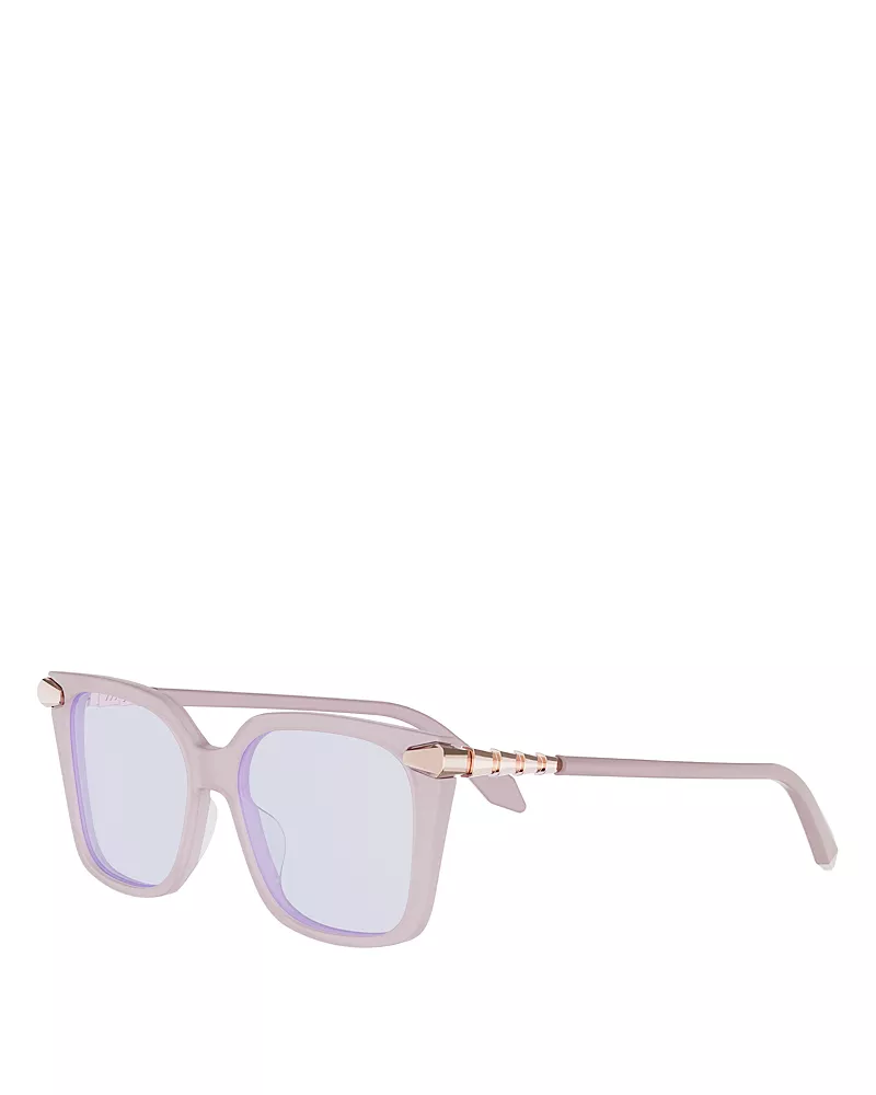 Bvlgari Serpenti Viper Square Eyeglasses, 53mm