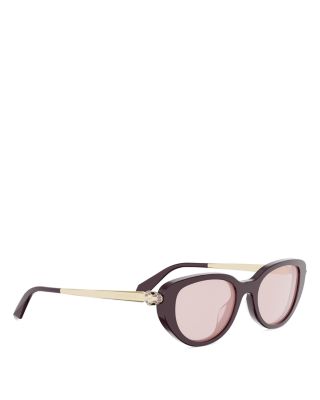 Serpenti Forever Oval Sunglasses, 50mm
