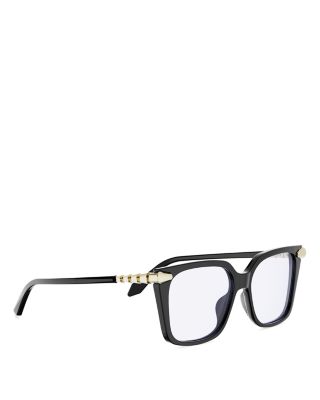 Serpenti Viper Square Eyeglasses, 53mm