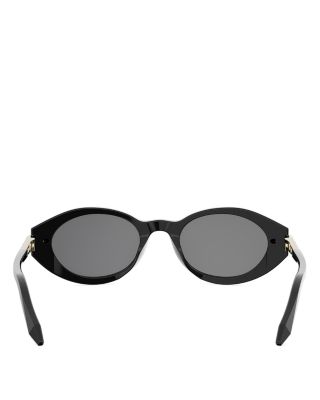 Serpenti Viper Oval Sunglasses, 51mm