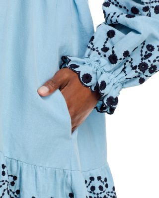 Frances Embroidered Mini Dress