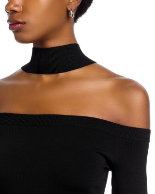 Lila Cold Shoulder Top   