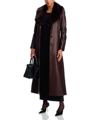 Leather Shearling Dakota Coat